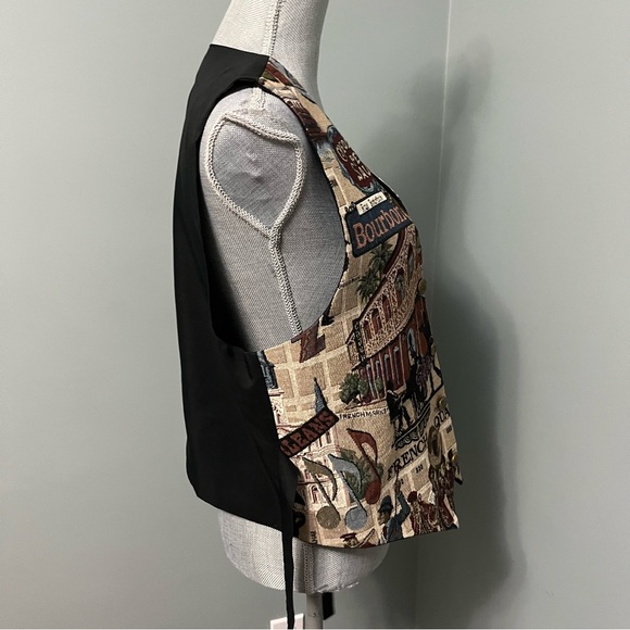 CHUGA CHUGA embroidered New Orleans jazz Vest  unisex size Large music - Picture 7 of 10